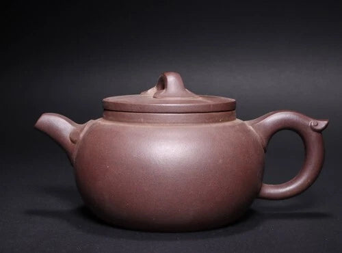 dark-red enameled pottery
